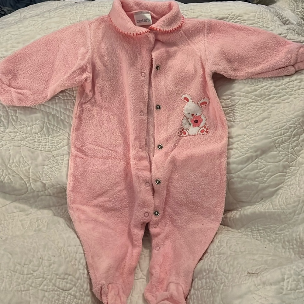 🥳 5 for $10 🥳 Carter’s pink bunny footie